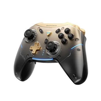 Machenike G5Pro Flagship Wireless Game Controller with Gyroscope, Black and Gold