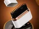 Cordless Hair Straightening Brush with USB-C, 160–200°C, 25W, White