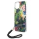 Guess Flower Cord Case for iPhone 14, Blue