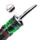 Stainless Steel Bottle Pourer Liquor Dispenser Spout, Silver and White