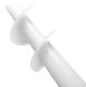 Compact Beach Umbrella Stand with Spiral Drill, White