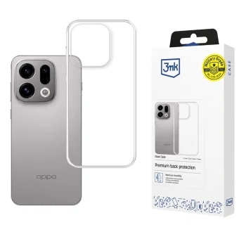3mk Clear Case for Oppo Find X9, Transparent