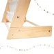 Kids Bookshelf, 76.5 cm, Wood/Fabric, Montessori Style