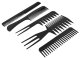 Professional Hairdressing Combs, Set of 10