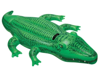 Intex 58546 Inflatable Ride-On Crocodile, 168 x 86 cm