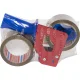Tesa Tesapack Packaging Tape Dispenser with 2 Packing Tapes 66 m x 50 mm, Brown