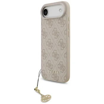 Dėklas Guess 4G Charms Collection MagSafe telefonui iPhone Air, rožinis