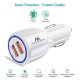 Maclean MCE478 W Car Charger, 2x USB, QC 3.0, 30W, White
