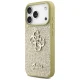 Guess iPhone 17 Pro Case Fixed Glitter Big 4G, Gold