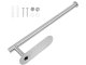 Self-Adhesive Paper Towel Holder Wall Mount for Kitchen, Silver
