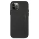 Mercedes iPhone 12 Pro Max Case AMG Leather Hot Stamped, Black