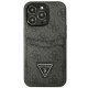 Guess 4G Triangle Logo Cardslot vāciņš iPhone 13 / 13 Pro, melns