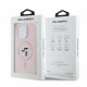 Karl Lagerfeld Silicone Karl&Choupette Heads MagSafe Phone Case Cover iPhone 16 Pro Max - Pink