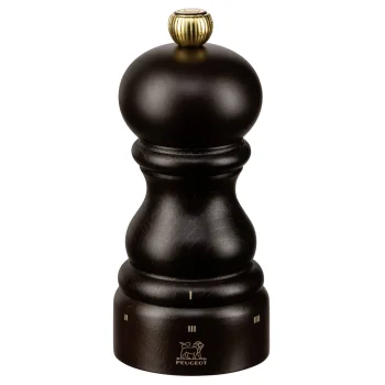 Peugeot Paris Beech Wood Pepper Mill, 12 cm, Chocolate