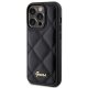 Guess Quilted Metal Logo case for iPhone 15 Pro Max - black