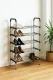 Metal Shoe Rack, 7 Tiers, 140x54.5x28cm