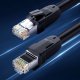 Ugreen Ethernet Patchcord Cable RJ45 Cat 8 T568B 2m, Black
