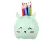 Kids LED Night Light with Organizer and Phone Stand, Green