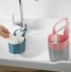 Kitchen Sink Organizer for Sponges and Rags, Gray