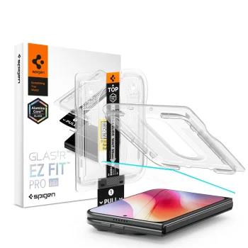 Spigen Glas.tR EZ Fit Pro Tempered Glass Screen Protector for Apple iPhone Duo, Clear