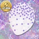 Bakalu Large Transparent Balloons with Colorful Dots, 6 pcs.
