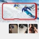 Case for Xiaomi Redmi 10 Hybrid Armor Clear 3 in 1, Red