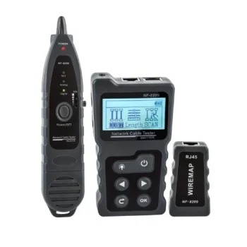 Network Cable Tester with PoE and Length Measurement