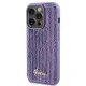 Guess iPhone 15 Pro Max Case Sequin Script Metal, Purple