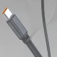 Dudao K31 Pro 45W 20000mAh Power Bank with Retractable USB-C Cable Gray