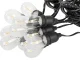 Garden Garland 15 LED E27 Bulbs 15m, Warm White