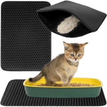 Purlov Cat Litter Trapping Mat, 49.5x39.5 cm, EVA Foam