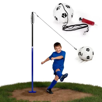 Movepro Tetherball Soccer Trainer with Ball and Pump