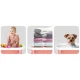 Foldable Baby Bathtub with Stand, Thermometer & Insert Ricokids RK-287, white-pink