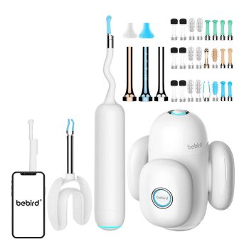 Smart Ear Cleaning Otoscope Bebird Home 30S 10MP Camera White
