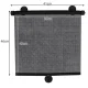 Iso Trade XTROBB Car Window Sunshades, 2 pcs, Black
