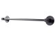 Wall-Mounted Hanger for Slippers and Towels, Matte Black