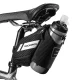 Rockbros C32BK Saddle Bag 1.5L with Water Bottle Pocket, Black