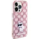 Karl Lagerfeld iPhone 15 Pro Max Case Monogram Choupette, Pink