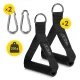 4FIZJO Cable Machine Rubber Handles 2 pcs, Black