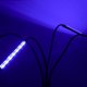 LED lampa augu audzēšanai uz statīva, 4 lokani pleci, 80 LED