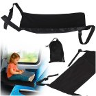 Kids Airplane Travel Bed and Seat Extender for Toddlers, Black