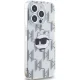 Karl Lagerfeld iPhone 15 Pro Max Case IML Choupette Head & Monogram, Transparent