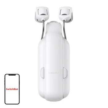 SwitchBot Curtain Rod 3 Smart Curtain Motor, White