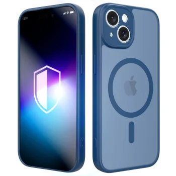Dėklas 3mk Misty MagCase skirtas iPhone 14, mėlynas