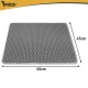Cat Litter Trapper Mat Purlov 60x45cm, Grey