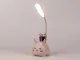 Kids LED Night Light with Organizer and Phone Stand, Pink