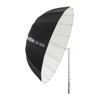 Godox UB-165W Parabolic Reflective Umbrella, White, 165 cm