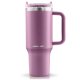 Berdsen Vacuum Thermos Mug with Straws, 1180 ml, Pink