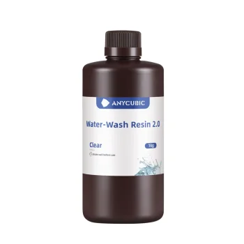 Anycubic Water Washable Resin 2.0 Clear for 3D Printers