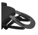 4FIZJO Foldable Aluminium Massage Table 60 cm, Black